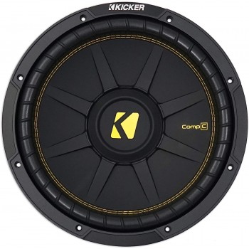 KICKER CWCD124 CompC Caisson de basses double bobine 4 Ohm 600 Watt 12 Pouces