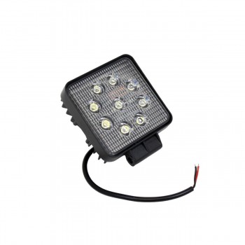 LED Car Light, Flood, 27w, 1980LM, 10-30VDC, 1.8A, IP67, 6000k