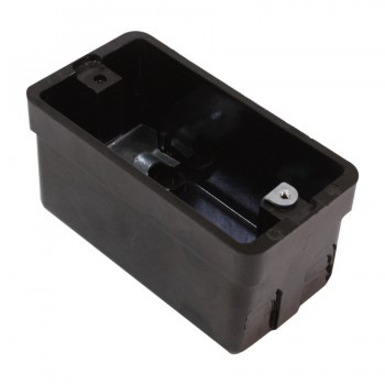 Leviton Phenolic 1-Gang Electrical Junction Box - Black