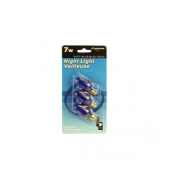 Luminus Night Light Bulbs 7 Watt Blue - Pack of 4