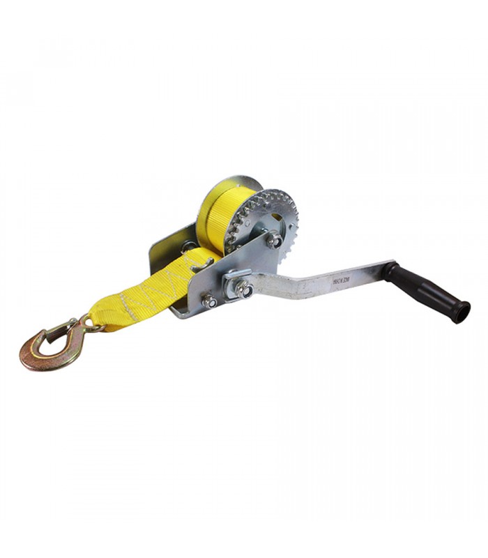 Manual Winch with Strap for Trailer Capacity of 1200 lbs