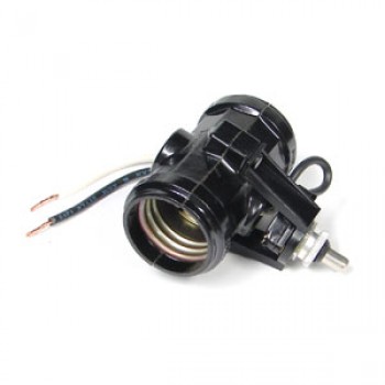 Medium base lamp holder for twin light bulbs