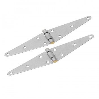 Charnière en métal 6 po. - Blanc - Paquet de 2