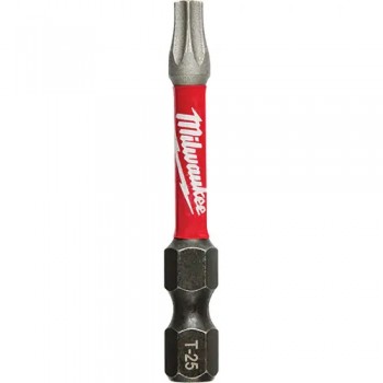 Milwaukee Shockwave Impact Duty Power Bit, Torx, T-25 Tip, 2 in Length