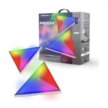 Monster Smart Illuminessence Pack complémentaire de panneaux d'art LED 3D modulaires Smart Prism