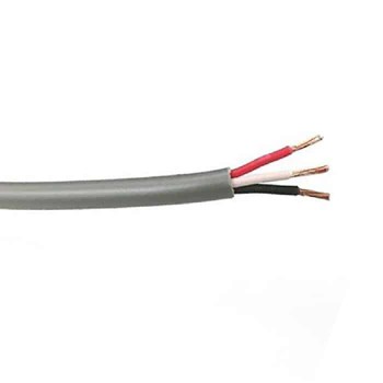 Câble de fils multibrins - 3C/18 AWG - Blindé - FT4 - Gris - Vendu au mètre