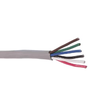 Multi-Stranded Wire Cable - 6C/18AWG - FT4 - Grey - Sold by meter