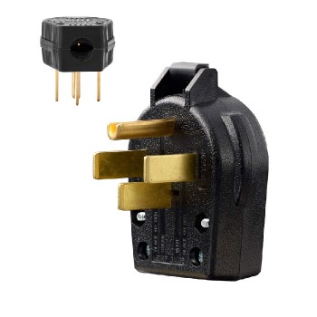 Fiche NEMA 14-50P avec serre-câble - 125/250V - 50 A