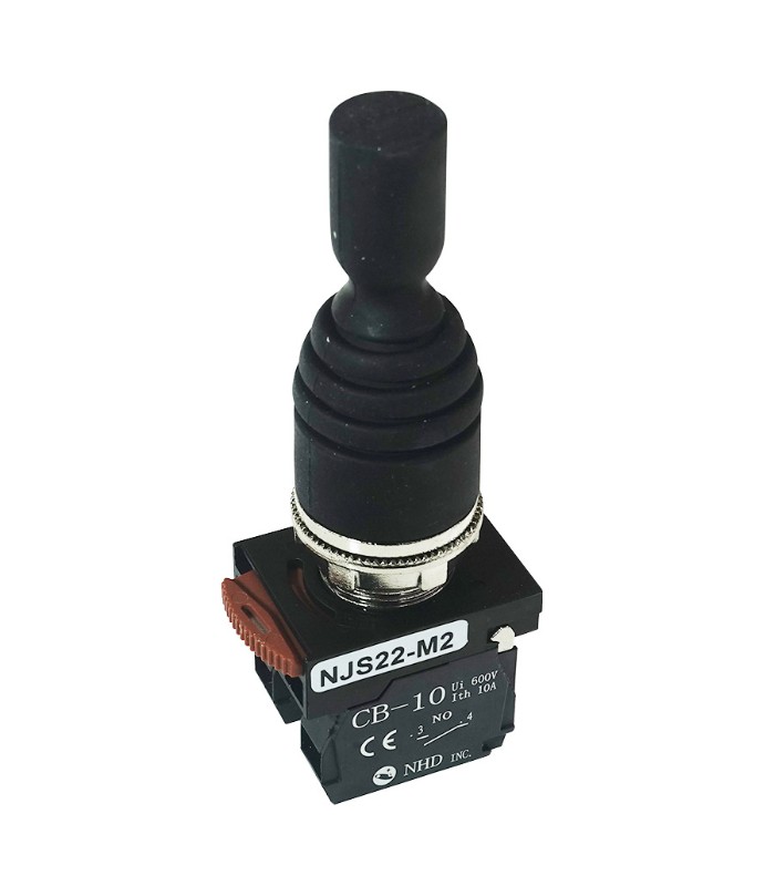 NHD 2-Position Joystick Switch - 2 x N.O. - 600 V - 10 A