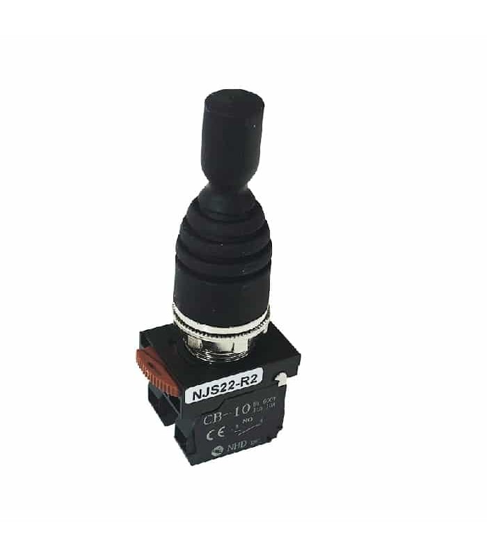 NHD Momentary 2-Position Joystick Switch - 2 x N.O. - 600 V - 10 A