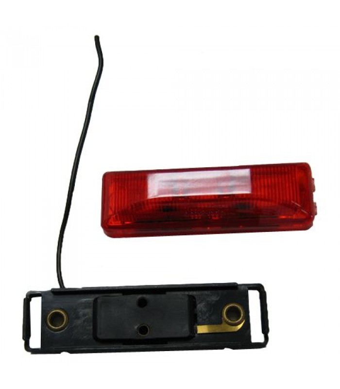 Optronics LED Red marker/clearance light with base