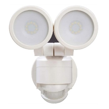 Outdoor Motion LED Security Light - Double Head - 17W - 5300K