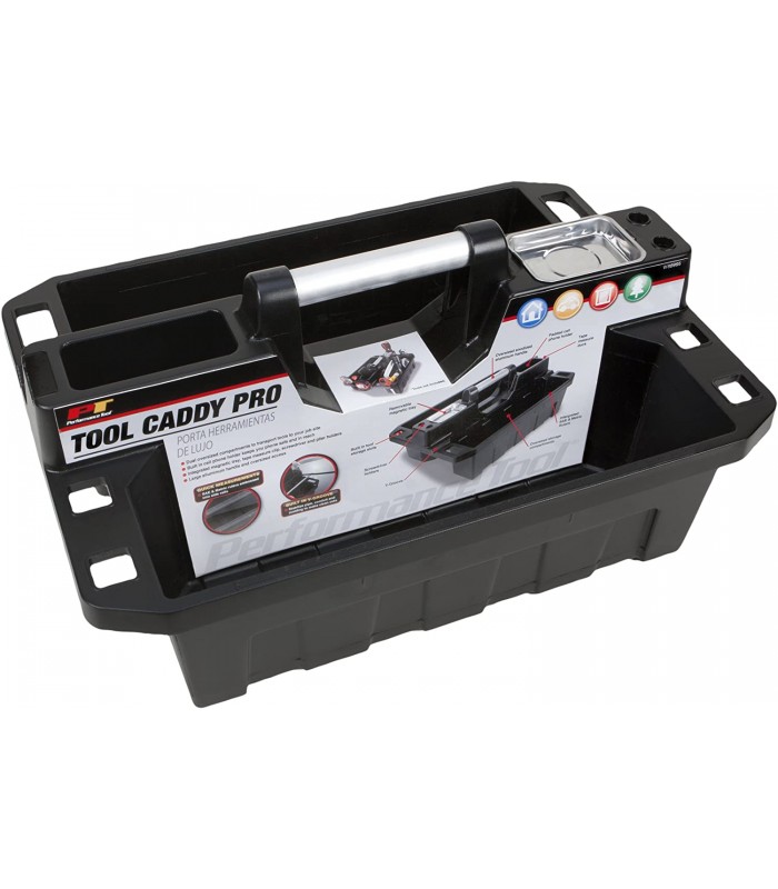 Performance Tool Tool Caddy with Mobile Phone Compartment and Magnetic Tray