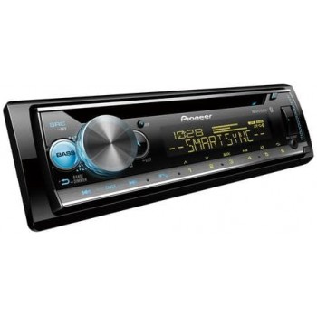 Pioneer DEH-S5200BT CD Receiver with Pioneer Smart Sync App MIXTRAX Bluetooth, and Color Customization