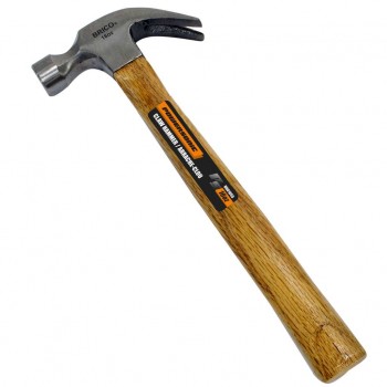 Powersonic Marteau à griffes avec manche en bois de 16 oz