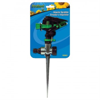 ProYard Lawn Sprinkler Metal Impulse 1-Way with Spike