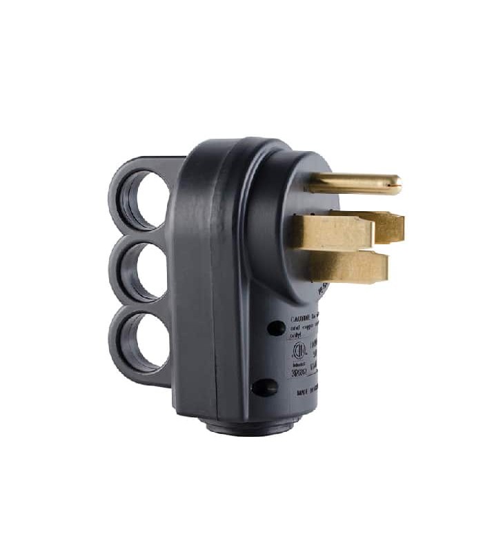 PureVolt Industrial Grade NEMA 14-50P Plug with Disconnect Handle - 125 V/250 V - 50 A