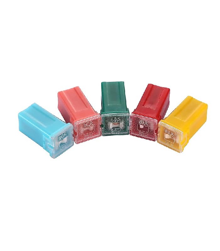 PureVolt Assortiment de mini fusibles PAL pour véhicule - 20 A/30 A/40 A/50 A/60 A - 5 pièces