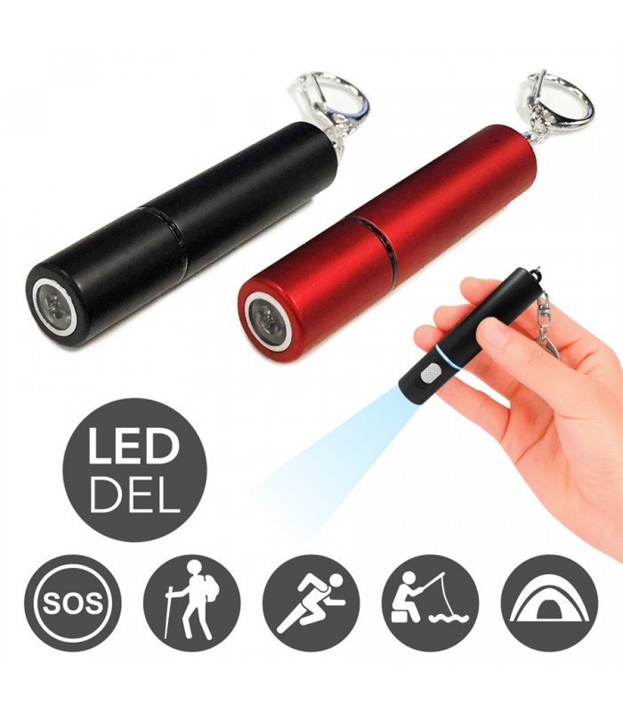 RCA LED Flashlight with Keychain