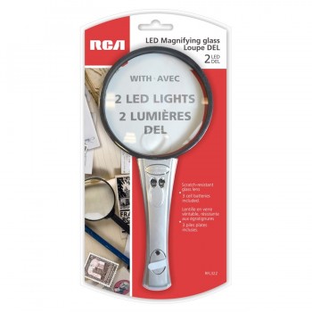 RCA Magnifying glass with 2 LED lights