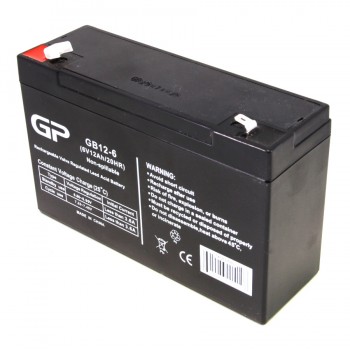 Batterie rechargeable au plomb-acide scellée - 6 V - 12 Ah