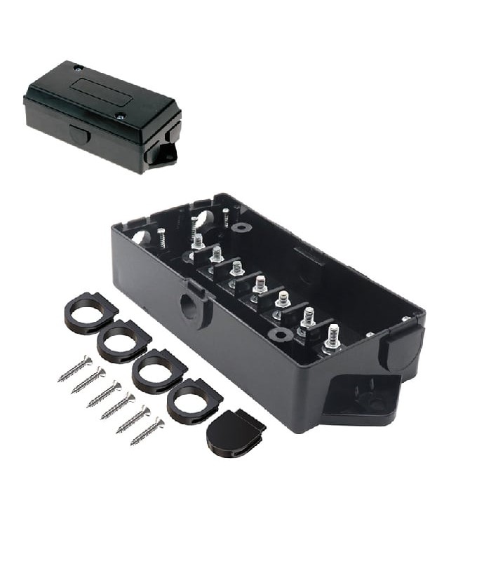 RedLink 7-Way Weatherproof Electrical Junction Box for Trailer