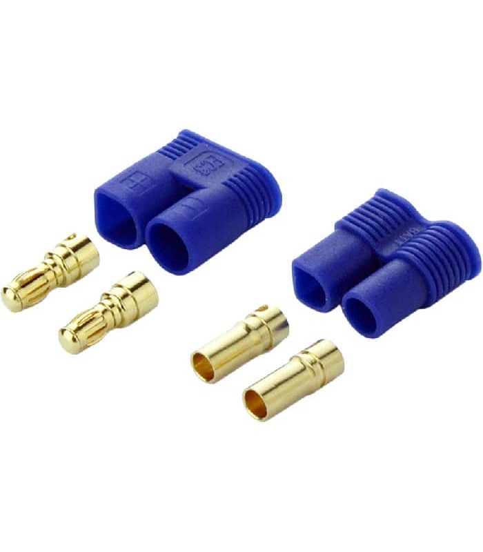 RedLink Connecteurs EC3 pour batterie - 30 A - Bleu - 5 paires