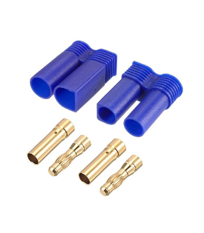 RedLink Connecteurs EC5 pour batterie - 40 A - Bleu - 5 paires