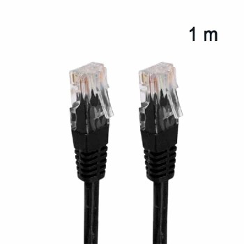 RedLink Network Cable - Category 6 - 23 AWG - Black - 1 m