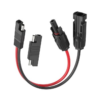 RedLink SAE to MC4 Cable for Solar Panel 150 W - 10 AWG - 7 A - 15 cm