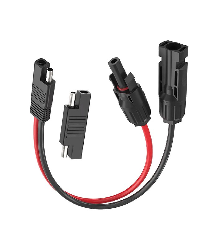 RedLink SAE to MC4 Cable for Solar Panel 150 W - 10 AWG - 7 A - 15 cm