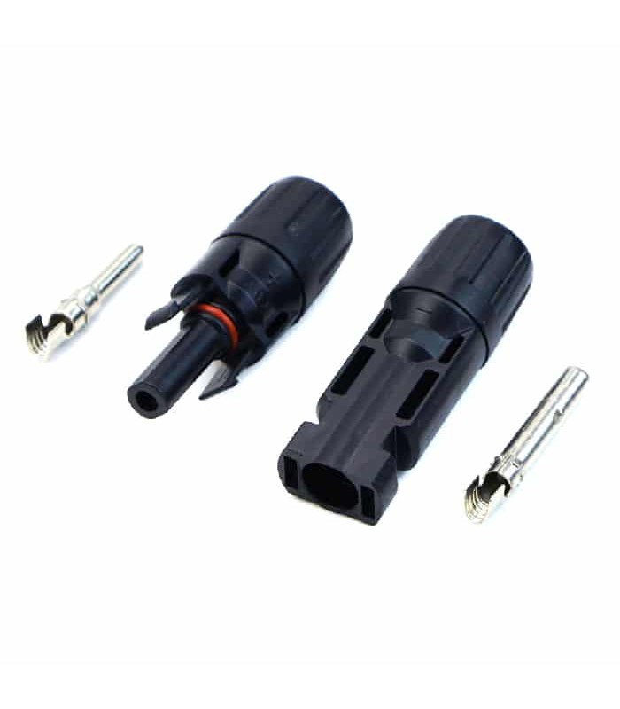 RedLink Single MC-4 Branch Connectors with Crimp Terminals - Pair