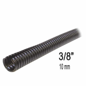 RedLink Gaine annelée fendue - 10 mm (3/8 po) - 30 m - Noir