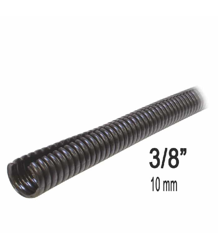 RedLink Gaine annelée fendue - 10 mm (3/8 po) - 30 m - Noir