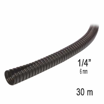RedLink Split Loom Tube - 6.35 mm (1/4 in) - 30 m - Black