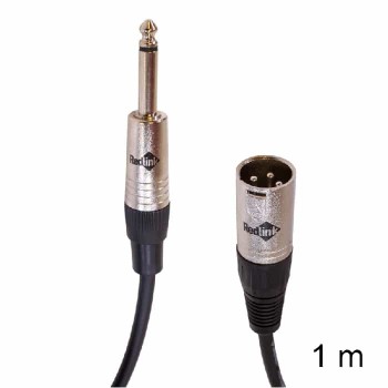 RedLink Câble XLR mâle à mono 6.3 mm mâle - 1 m