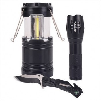 Roadpro 4 Piece Survival Set with Knife