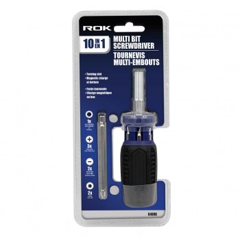 ROK Tournevis multi-embouts 10 en 1