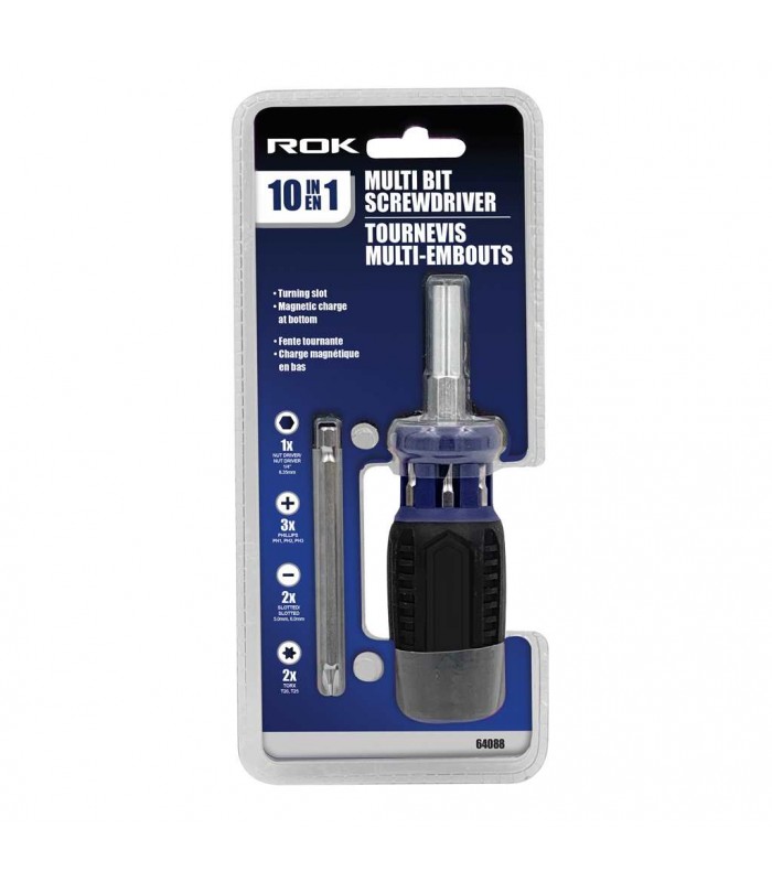 ROK 10 in 1 Multi Bit Screwdriver