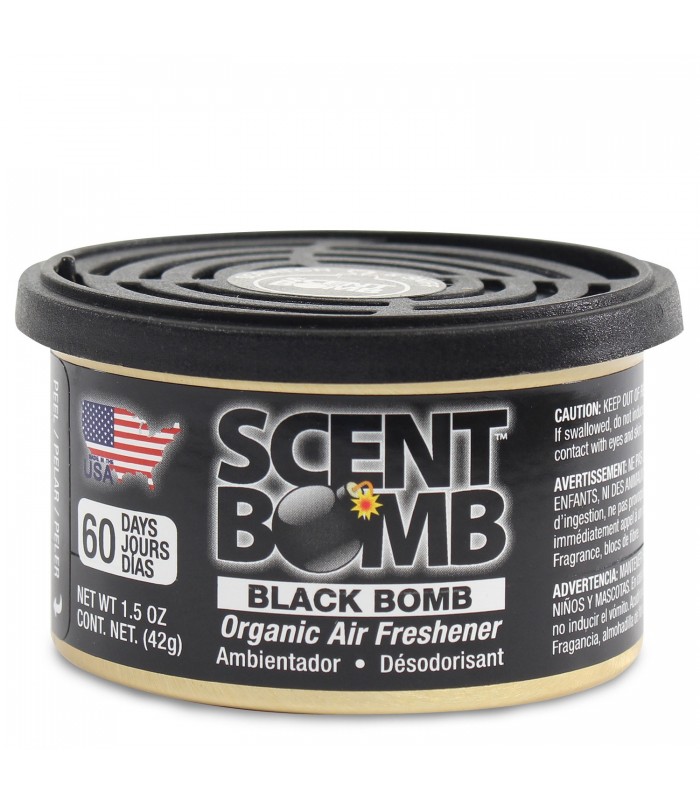 Scent Bomb Organic Air Freshener 42g Black Bomb