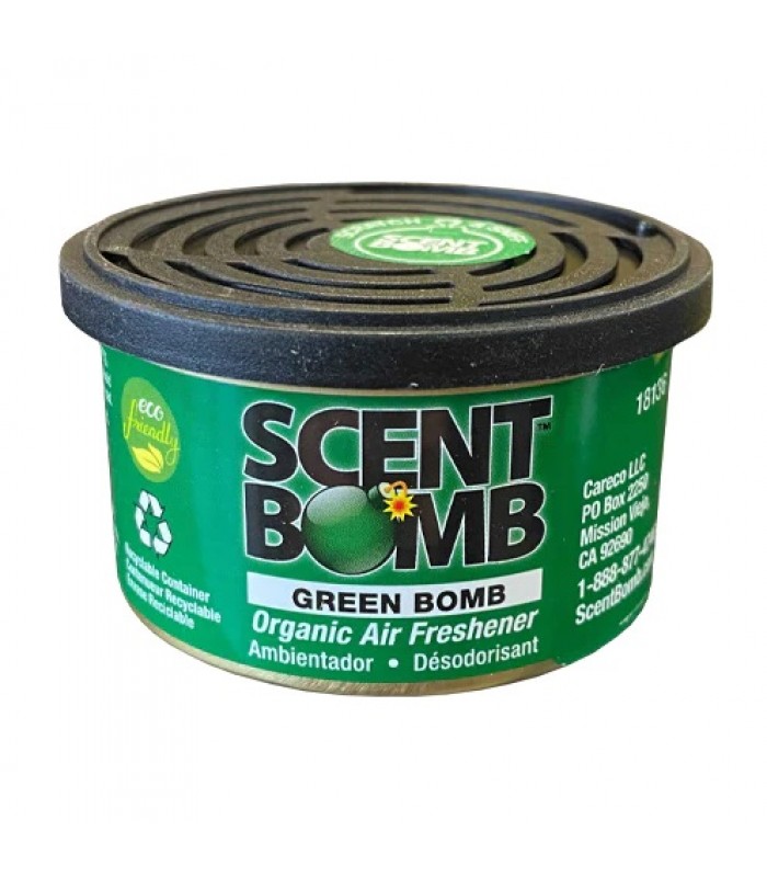 Scent Bomb Organic Air Freshener 42g Green Bomb