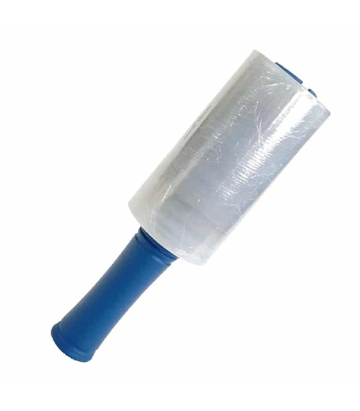 Rouleau de pellicule de plastique extensible avec poignée - 14 cm X 150 m