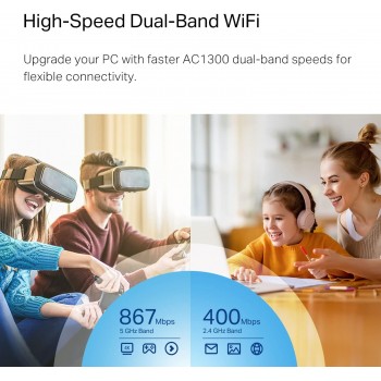 TP-Link Nano AC1300 Adaptateur USB WiFi