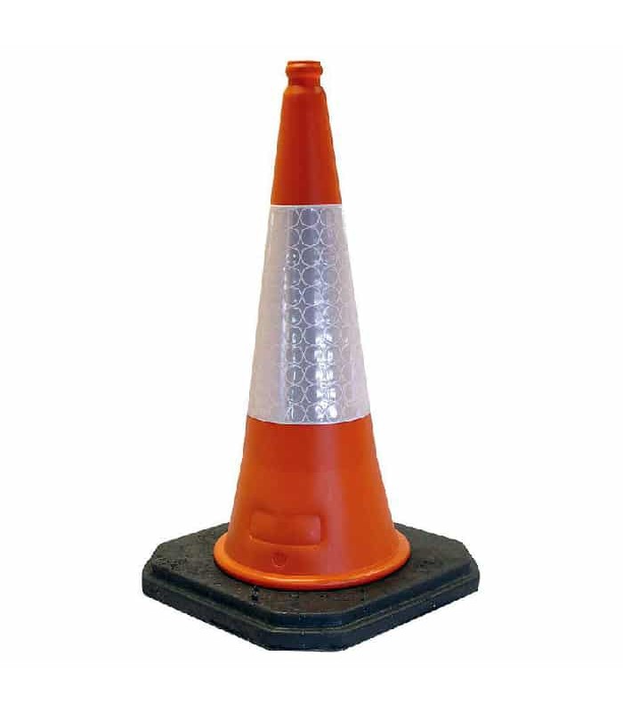 Traffic Cone with Black Base - 75 cm