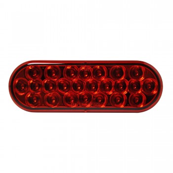 Uni-Bond LED2238-24R - 6.5 x 2.25 po. Lumiére 24 x DEL de Clairance Rouge