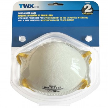 TWXpert Dust Mask 3-Ply - Pack of 2