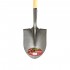 ProYard Shovel Round Point 58in x 8-1/2in Blade Wood L-Handle