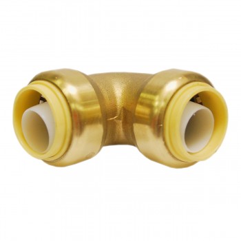 StreamWay Push-Fit Brass 90° Elbow 3/4 x 3/4in Lead-Free