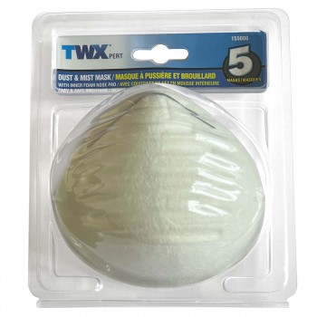 TWXpert Disposable Dust Masks - Pack of 5