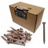 Fasteners Deck Screws Brown Ceramic #8 x 1-1/2 in. - Pack of 500